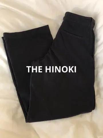 THE HINOKI 와이드 팬츠 스트레이트 팬츠 네이비