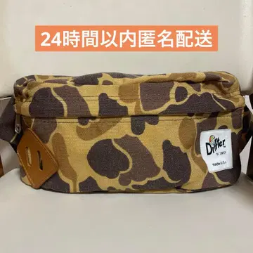 드리프터 바디백 미국제 카모플라쥬 브라운