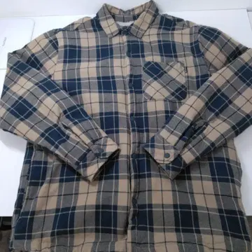 [ 송62 ] 할리 자켓 체크 무늬 베이지 네이비