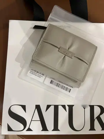 SATUR 한국 백화점 구매 미니 지갑