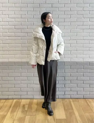 새상품 green label relaxing 다운 자켓