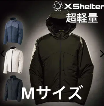 미사용 새상품 X Shelter 후드 부착 패딩 자켓 M 사이즈