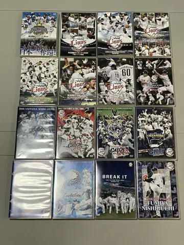사이타마 세이부 라이온즈 DVD 세트 2008-2022 시즌 하이라이트