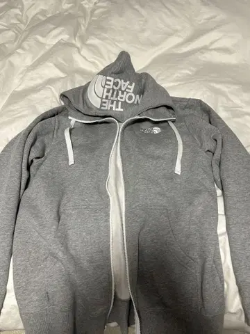THE NORTH FACE 그레이 풀 집업 후드티 L