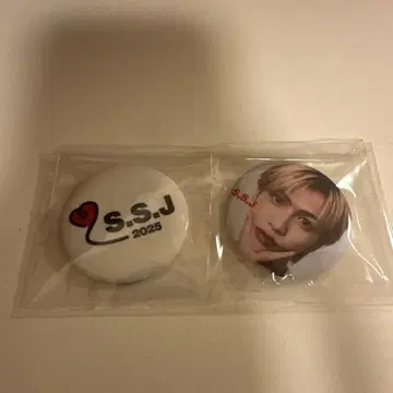 S.S.J 2025 핀 배지 2개 세트 시손 준