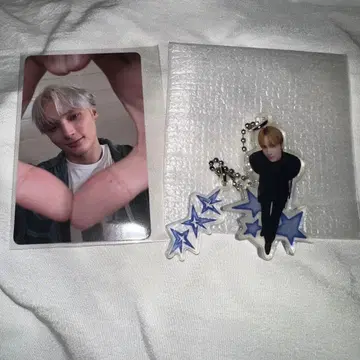 TXT 휴닝카이 트레이딩 카드 아크릴 키링 2개 세트
