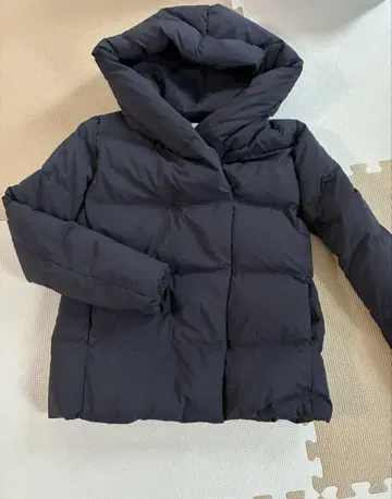 플라스테 다운 자켓 네이비