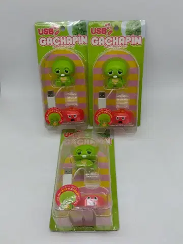 [새상품] USB 흔들흔들 가챠핀 3개 세트