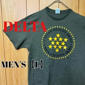 TN176 [US 수입] DELTA 반팔T셔츠 [남성용 L] 카키