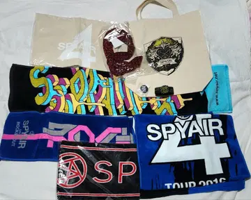 SPYAIR 굿즈 머플러 타월 토트백 러버밴드 배지 스포츠 타월