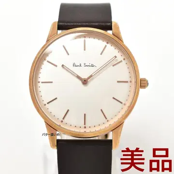 중고 새상품급 폴스미스 손목시계 쿼츠 로즈 골드 박스 있음