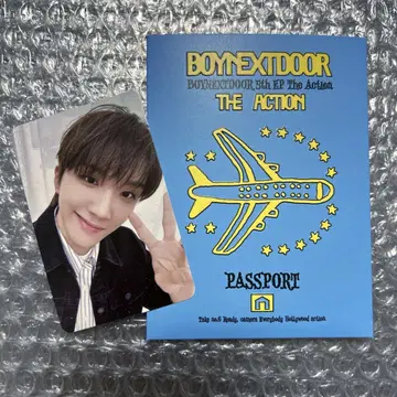 운학 The action Weverse 앨범 ver 트레이딩 카드