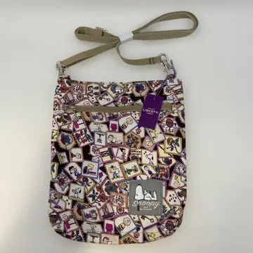 미사용 LIBERTY&SNNOPY 숄더백 스탬프 패턴