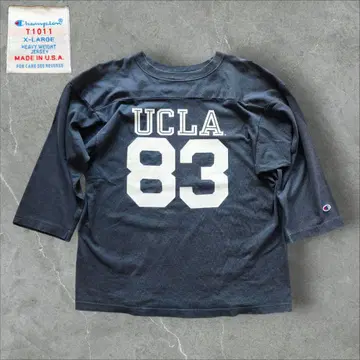 USA제 Champion T1011 UCLA 7부 소매 티셔츠 롱티