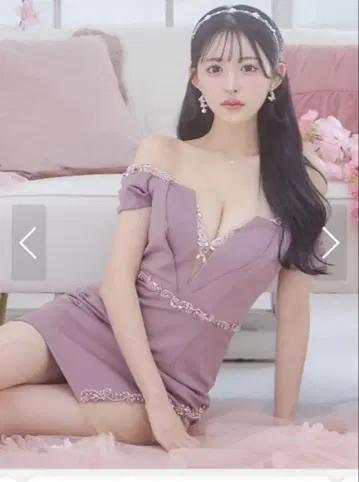 IRMA 오프숄더 퍼플 드레스 XS 사이즈