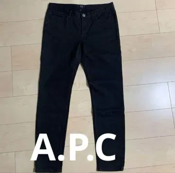 A.P.C. 아페쎄 블랙 데님 팬츠 30