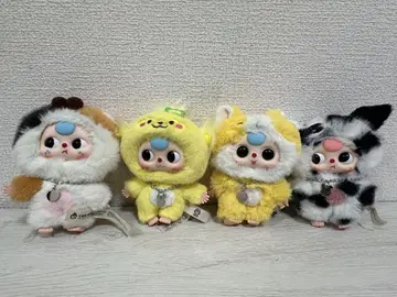 BABYTHREE 개 고양이 시리즈 봉제 인형 4개 세트