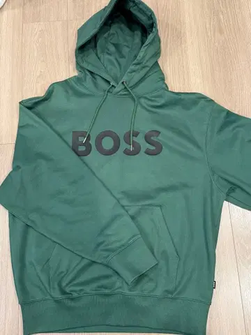 BOSS 올리브 그린 후드티
