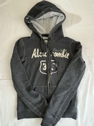 Abercrombie & Fitch 후드 부착 집업 후드티 S