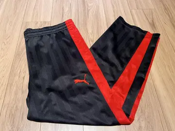 PUMA 저지 L 블랙/빨간색