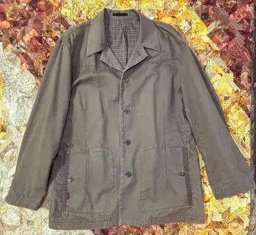 새상품급 papas 브라운 커버올 자켓 파파스