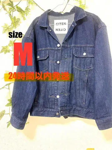 컨디션 최상! [ CITEN ] 데님 자켓 M 사이즈 네이비