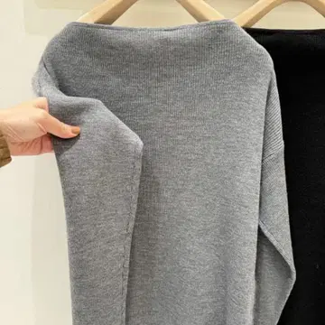 Demi-Luxe BEAMS 플러피 보트넥 니트