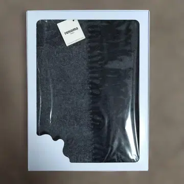 renoma 그레이 로고 머플러
