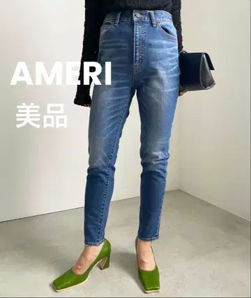 AMERI 아메리 HIGH WAIST SKINNY DENIM 스키니 데님