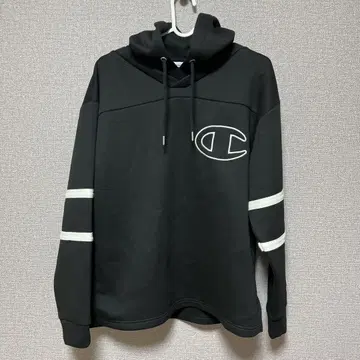 Champion 블랙 후드티 M 사이즈 XLARGE 로고