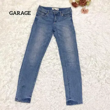 a1825 [차고] 데님 스트레치 청바지 스키니 리메이크 소재 블루