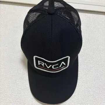 새상품 RVCA 블랙 메쉬 캡