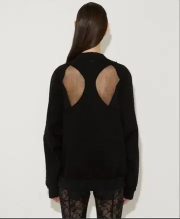 FRANGANT 프란곤 / cutting sweatshirt black