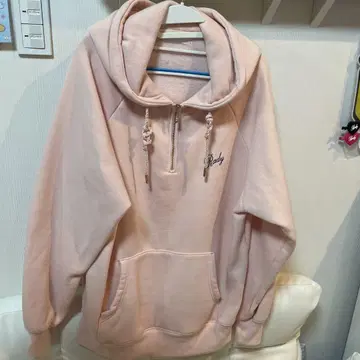 레어 Rady 핑크 후드 부착 후드티