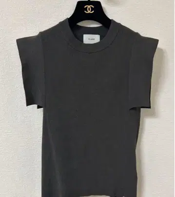 clane SQUARE SLEEVE KNIT TOPS