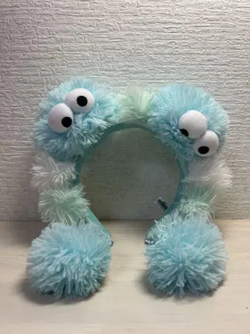 USJ 쿠키 몬스터 머리띠 스카이블루