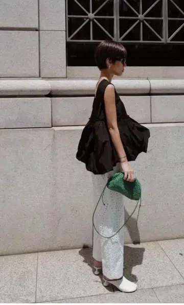 마차트 컷워크 레이스 팬츠 machatt