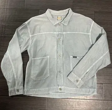 GANG 라이트 블루 데님 셔츠