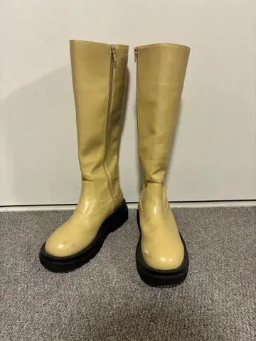 롱 부츠 베이지