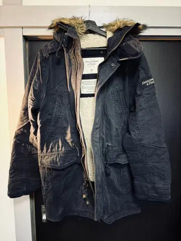 Abercrombie & Fitch 밀리터리 후드티 M 남성용