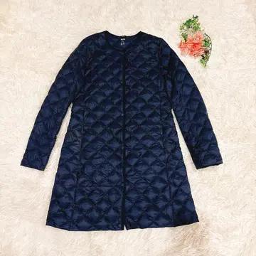 UNIQLO 유니클로 울트라 라이트 다운 코트 네이비 퀼팅 M