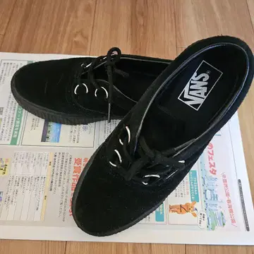 VANS 블랙 반스 스웨이드 로우컷 스니커즈 가을/겨울