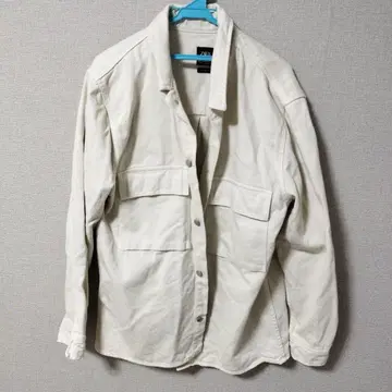 2장 세트 특가! ZARA 얇은 베이지 셔츠 자켓, 블랙 셔츠 자켓 XL