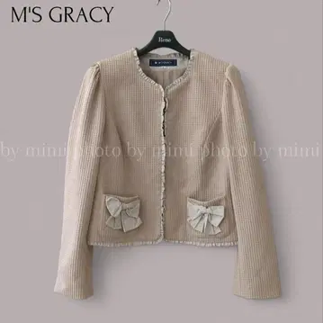 M'S GRACY*리본 노카라 자켓