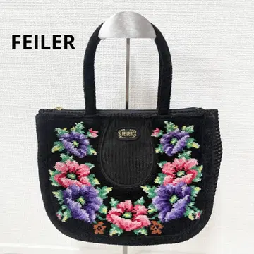 페일러 FEILER 슈니르 직조 시스루 핸드백 작음 새상품급
