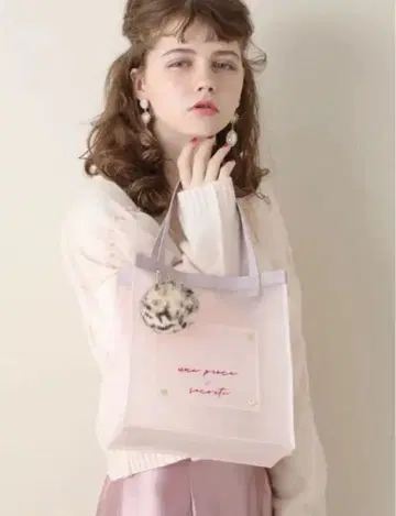 honeysalon 투명 백 참 포함