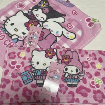산리오 헤이세이 갸루 타월 세트
