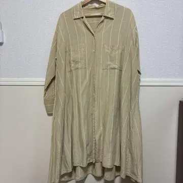 [ relume ] 세탁 가능한 린넨 혼방 셔츠 원피스 린넨