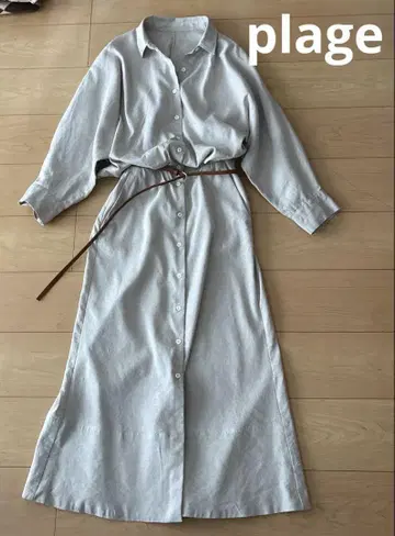 plage 셔츠 원피스 린넨