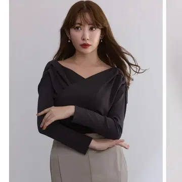 Asymmetric Cotton-blend Jersey Top